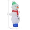 vidaXL LED-Weihnachtsfigur Schneemann Acryl Indoor und Outdoor 30 cm