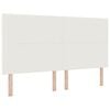 vidaXL Kopfteil Creme 180 cm Cordstoff