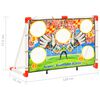 vidaXL Fußballtor-Set mit Torwand 120x51x77,5 cm