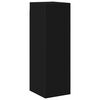 vidaXL 6-tlg. TV-Schrank-Set Schwarz Holzwerkstoff