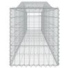 vidaXL Gabionen mit Hochbogen 8 Stk. 400x50x60/80cm Verzinktes Eisen
