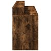 vidaXL LED-Schreibtisch R&auml;uchereiche 160x55x91 cm Holzwerkstoff
