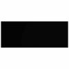 vidaXL Schweberegale 2 Stk. Hochglanz-Schwarz 60x23,5x3,8 cm MDF