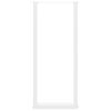 vidaXL Bartischbeine U-Form 2 Stk. Wei&szlig; 40x(110-111) cm Stahl
