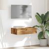 vidaXL TV-Schrank mit LED-Leuchten Altholz-Optik 60x35x15,5 cm