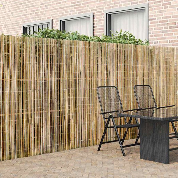 vidaXL Bambuszaun Natur 400 x 180 cm Bambus