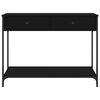vidaXL Konsolentisch Schwarz 100x34,5x75 cm Holzwerkstoff