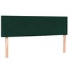 vidaXL Boxspringbett mit Matratze Dunkelgr&uuml;n 160x220 cm Samt