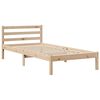 vidaXL Massivholzbett ohne Matratze 75x190 cm Kiefernholz