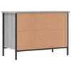 vidaXL Schuhregal Grau Sonoma 69x35x50 cm Holzwerkstoff