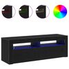 vidaXL TV-Schr&auml;nk Schwarz Eichen-Optik 120 x 35 x 40 cm Holzwerkstoff