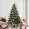 vidaXL K&uuml;nstlicher Weihnachtsbaum mit 300 LEDs mit St&auml;nder Gr&uuml;n 240 cm