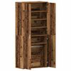 vidaXL Schuhschrank mit Regal Altholz 80 x 39 x 178 cm Holzwerkstoff