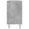 vidaXL Badschrank Betongrau 80x33x60 cm Holzwerkstoff