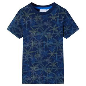 vidaXL Kinder-T-Shirt Marineblau 104