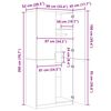 vidaXL Kleiderschrank Sonoma-Eiche 90x52x200 cm Holzwerkstoff