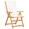 vidaXL Verstellbare Gartenst&uuml;hle 2 Stk. Braun Massivholz Akazie