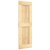 vidaXL Schiebet&uuml;r NARVIK Nat&uuml;rlich und Schwarz 70 x 210 cm (213,5 cm)