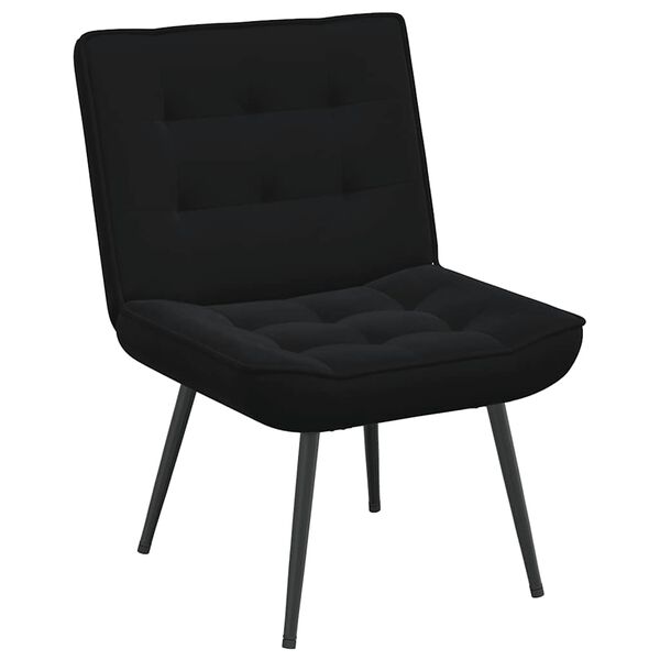 vidaXL Relaxsessel Schwarz 64x74x84 cm Samt
