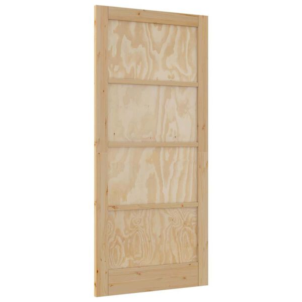 vidaXL Interior T&uuml;r Braun 93 x 202 cm Sperrholz
