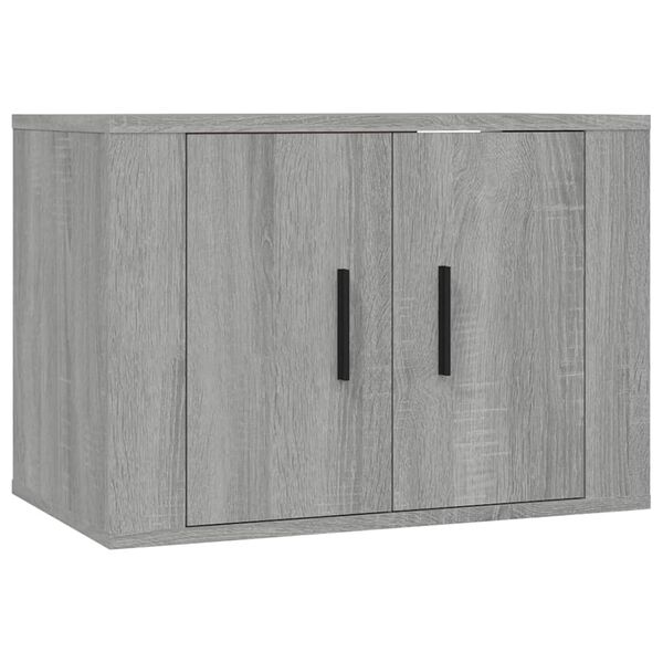 vidaXL 5-tlg. TV-Schrank-Set Grau Sonoma Holzwerkstoff