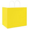 vidaXL Papiertragetaschen 250 Stk. mit Henkeln Gelb 32x22x28 cm