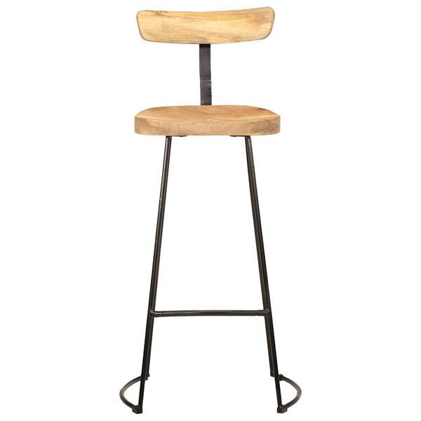 vidaXL Barhocker 2 Stk. 49x43x103 cm Mango Massivholz