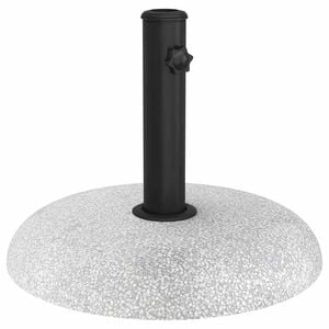 vidaXL Sonnenschirmst&auml;nder 20.9 kg Hellgrau Beton Rund