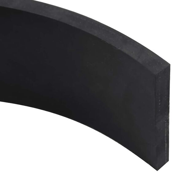 vidaXL Gummileiste f&uuml;r Schneepflug Schwarz 100x8x1 cm