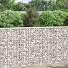 vidaXL Gabionen-Hochbeet Trapezform Verzinkter Stahl 100x20x100 cm
