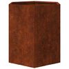 vidaXL Pflanzk&uuml;bel 2 Stk. Sechseckig 46x40x45 cm Wetterfester Stahl