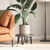 vidaXL Haarnadelbeine f&uuml;r Couchtisch 4 Stk. Schwarz 20 cm Massivstahl