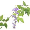 vidaXL Blumengirlanden Blumen 6 Stk. Lila 200 cm