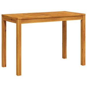 vidaXL Garten-Esstisch 110x55x75 cm Massivholz Akazie