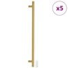vidaXL M&ouml;belgriffe 5 Stk. Golden 480 mm Edelstahl