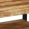 vidaXL Couchtisch 70x50x38 cm Raues Massivholz Mango