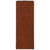 vidaXL Brennholzregal 40x30x80 cm Wetterfester Stahl