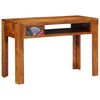 vidaXL Schreibtisch mit Schubladen mit Speicher Braun 110 x 50 x 73 cm