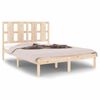 vidaXL Massivholzbett 135x190 cm