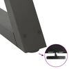 vidaXL Couchtischbeine 2 Stk. Anthrazit 38x(42-43,3) cm Stahl