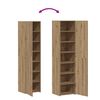 vidaXL Highboard 2 pcs Artisan-Eiche 45 x 42,5 x 185 cm