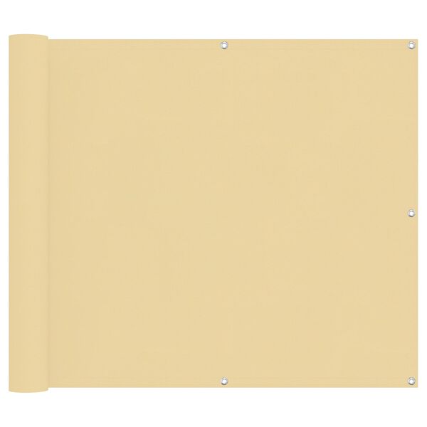 vidaXL Balkonsichtschutz Sand 100 x 1000 cm Oxford-Stoff