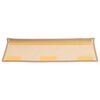 vidaXL Stufenmatten 15 Stk. 65x21x4 cm Hellbraun Rechteckiger Rand
