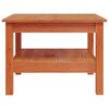 vidaXL Couchtisch Wachsbraun 55x55x40 cm Massivholz Kiefer