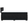 vidaXL Boxspringbett mit Matratze Schwarz 100x200 cm Samt