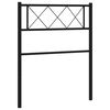 vidaXL Ersatz-Kopfteil Metall Schwarz 90 cm