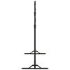 vidaXL Hintergrundstativ Schwarz 254x243 cm Stahl