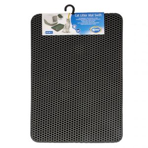 Duvoplus Katzenstreu-Matte Swift 45x65 cm Schwarz