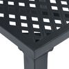vidaXL 3-tlg. Bistro-Set Stahl Schwarz