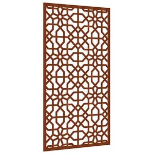 vidaXL Garten-Wanddeko 105x55 cm Cortenstahl Maurisches Design